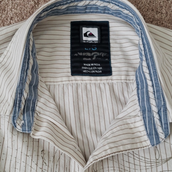 Quicksilver long sleeve button down shirt - Picture 3 of 6